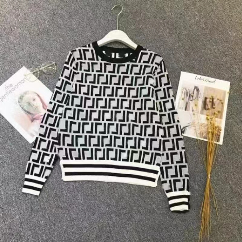 Sweater Womens Round neck striped fashion Long Sleeve Women High End Jacquard knitting Sweaters Coats knit White sweater sexy Brown sweaters girls star sweater -XL
Sweater Womens Round neck striped fashion Long Sleeve Women High End Jacquard knitting Sweaters Coats knit White sweater sexy Brown sweaters girls star sweater -XL