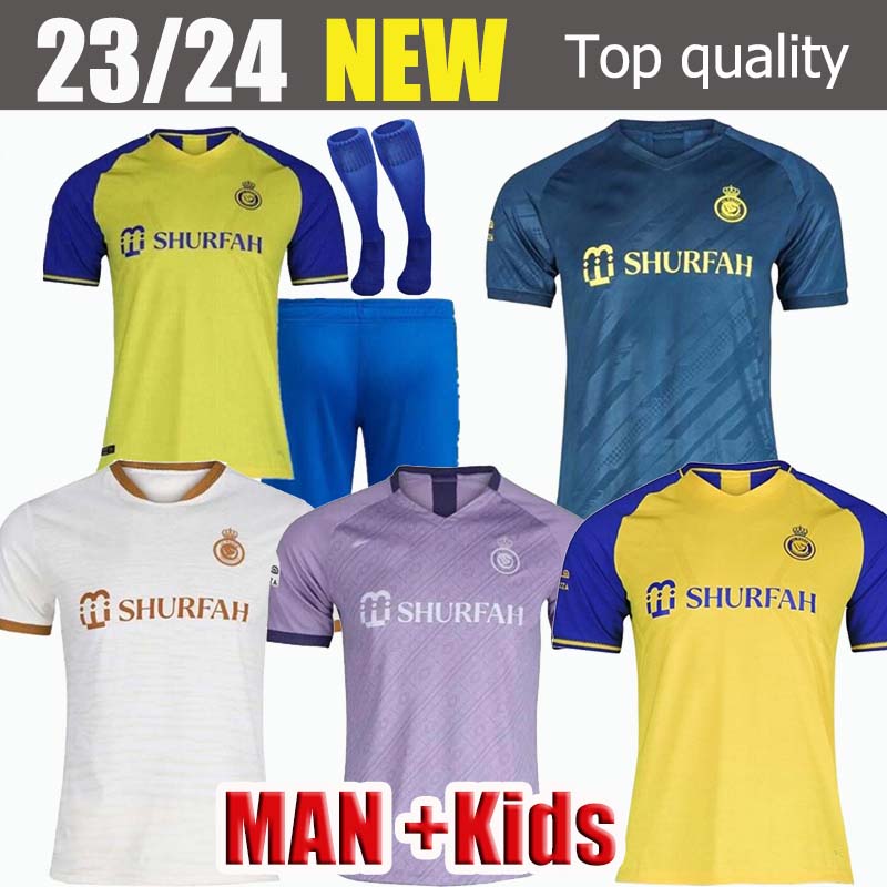 Al Nassr FC Soccer Jerseys Ronaldo 2022 2023 Home Yellow Away 22 23 CR7 Gonzalo Talisca Ghislain Konan Vincent Aboubakar Men Football Shiirt Al-Nassr FC KIDS WOMAN
Al Nassr FC Soccer Jerseys Ronaldo 2022 2023 Home Yellow Away 22 23 CR7 Gonzalo Talisca Ghislain Konan Vincent Aboubakar Men Football Shiirt Al-Nassr FC KIDS WOMAN