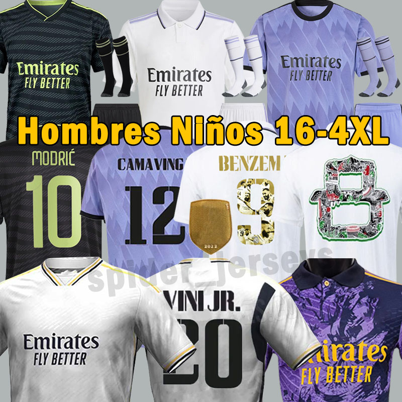 2023 BENZEMA Final soccer jerseys 22 23 football shirt KROOS CAMAVINGA VINI JR ALABA REAL MADRID MODRIC MARCELO fans player version camiseta men kids kit uniforms, Xialuote away
2023 BENZEMA Final soccer jerseys 22 23 football shirt KROOS CAMAVINGA VINI JR ALABA REAL MADRID MODRIC MARCELO fans player version camiseta men kids kit uniforms, Xialuote away