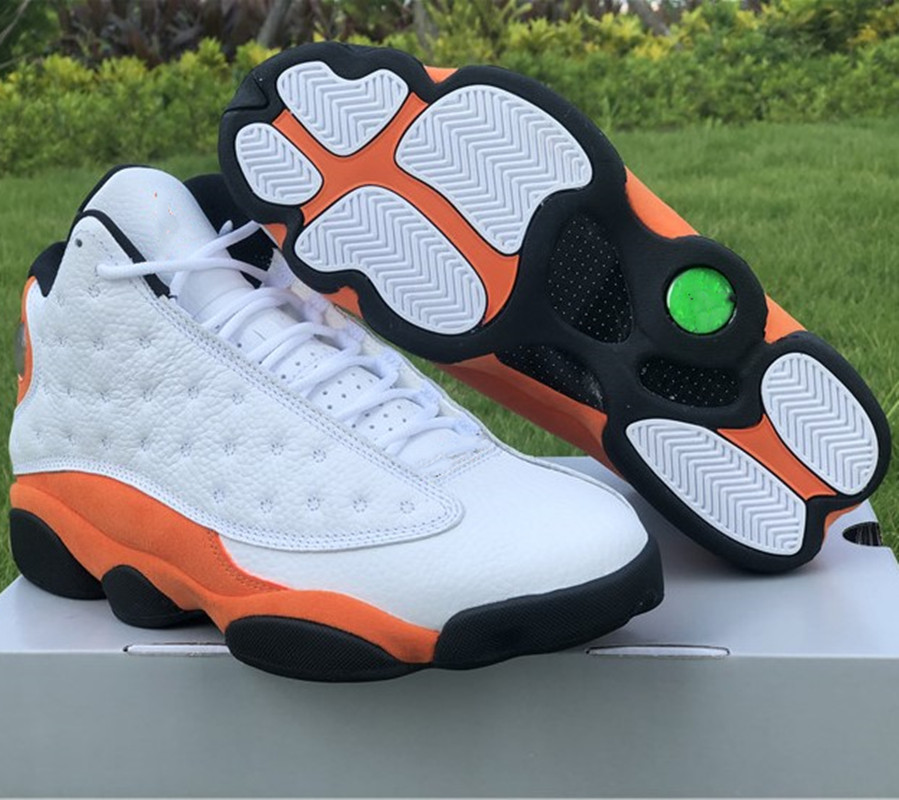 Jumpman 13 13s Starfish Designer Basketball Shoes Original Quality Mens XIII White-Starfish Outdoor Sports Sneakers Size US7-12
Jumpman 13 13s Starfish Designer Basketball Shoes Original Quality Mens XIII White-Starfish Outdoor Sports Sneakers Size US7-12