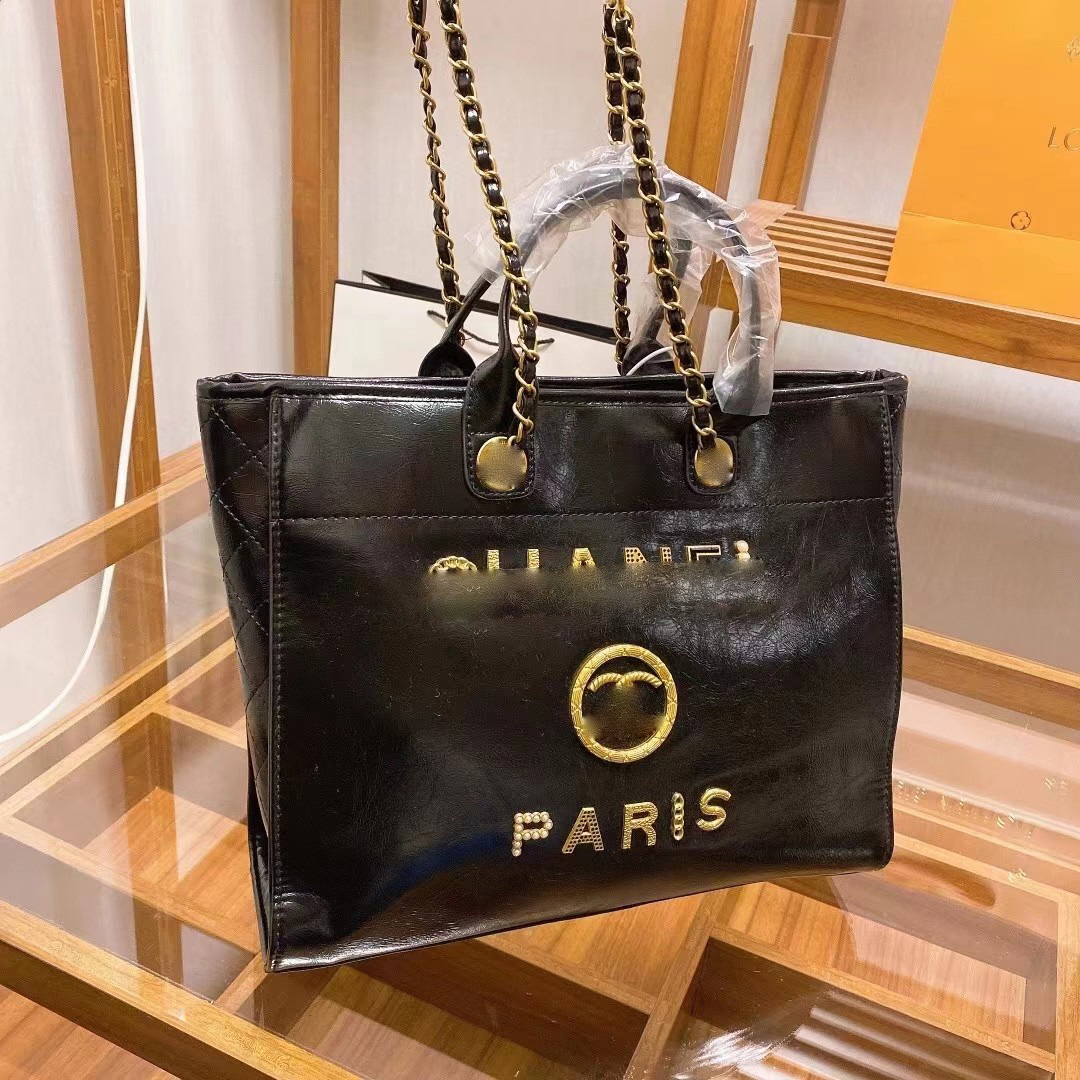 ChaneI Luxury Tote Bag Designers Bags Beach Bag Handbag Genuine Leather Shopping Bag Fashion Heavy Process Logo Shoulder Bags for Women Purse Wallet 34X28X14cm, Black
ChaneI Luxury Tote Bag Designers Bags Beach Bag Handbag Genuine Leather Shopping Bag Fashion Heavy Process Logo Shoulder Bags for Women Purse Wallet 34X28X14cm, Black