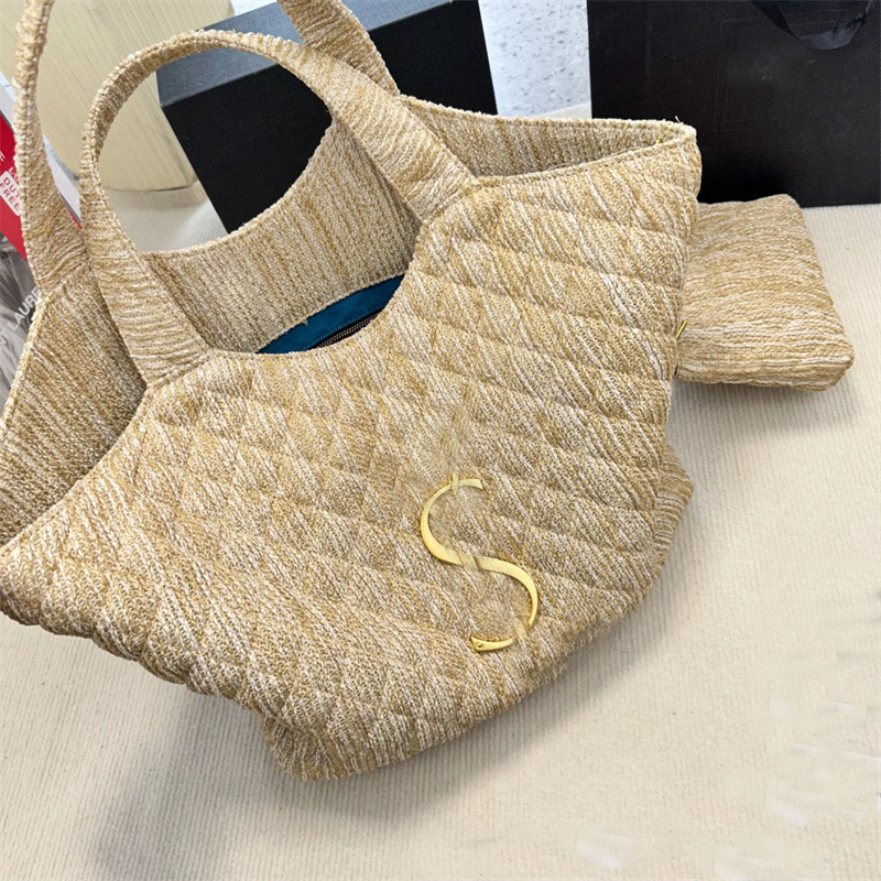 Handbag soft handle woven straw bag beige medium solid inner patch bag canvas bag, Khaki
Handbag soft handle woven straw bag beige medium solid inner patch bag canvas bag, Khaki