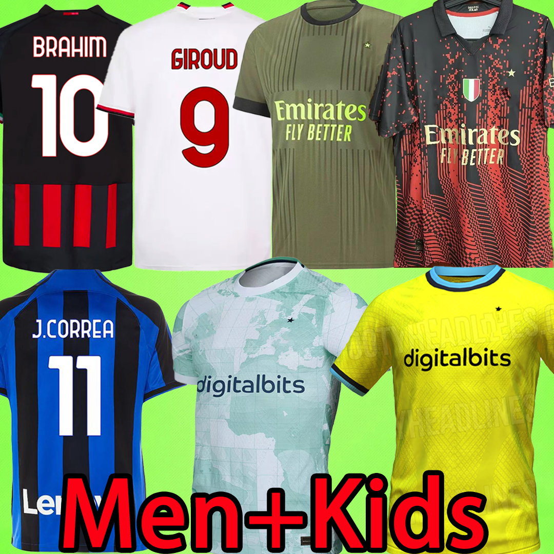 Inter 22 23 LUKAKU soccer jerseys DZEKO LAUTARO 2022 2023 Milan 22 23 maillot IBRAHIMOVIC AC LAUTARO KOLAROV football shirt men kids kit uniform home third Special kit, 22/23 third
Inter 22 23 LUKAKU soccer jerseys DZEKO LAUTARO 2022 2023 Milan 22 23 maillot IBRAHIMOVIC AC LAUTARO KOLAROV football shirt men kids kit uniform home third Special kit, 22/23 third