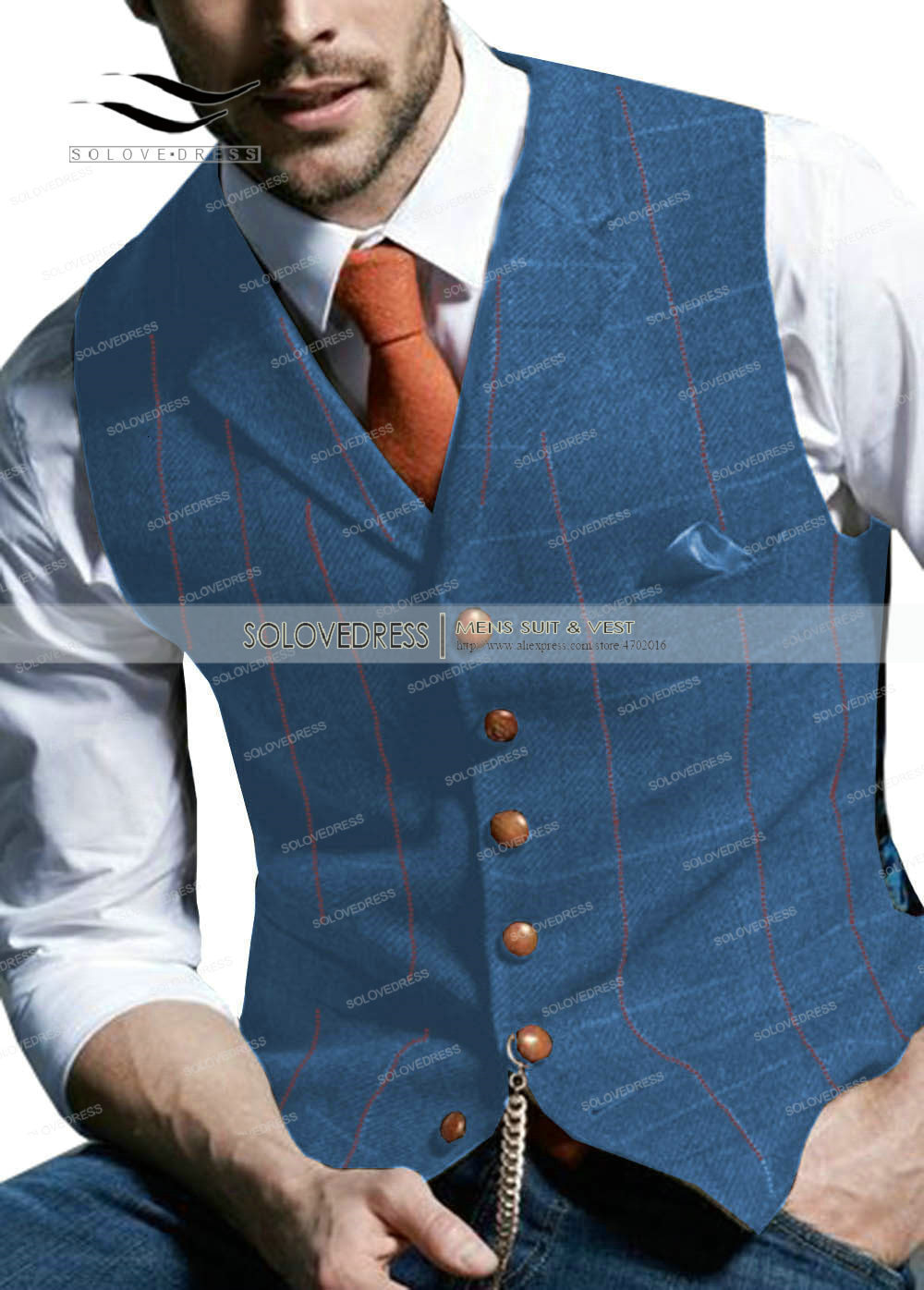 Men's Vests Grey Casual Gentleman Army Green Vest Plaid Soft Wool Jacket Tweed Business Waistcoat For Man Wedding Party 230222