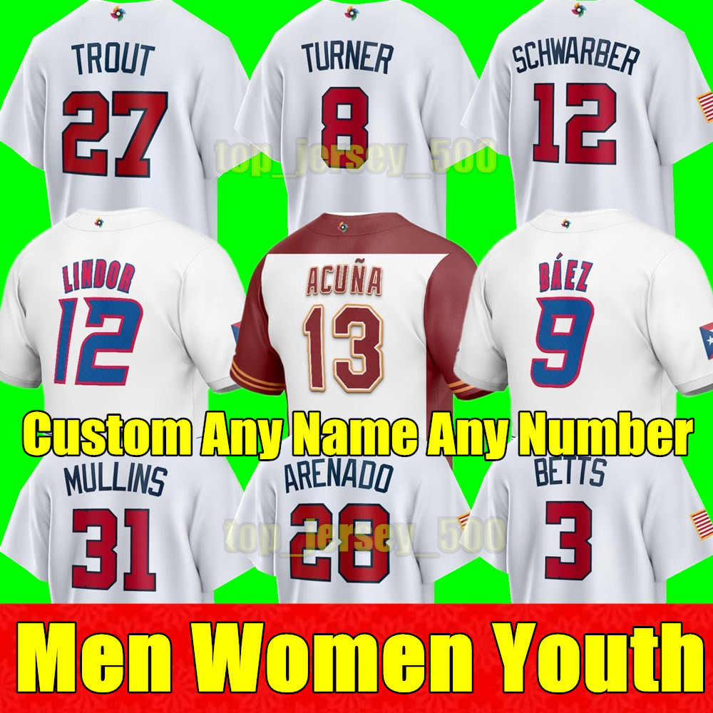 S-4XL 2023 World Baseball Classic WBC Team USA Jersey Adam Ottavino Daniel Bard Devin Williams Brady Singer Ryan Pressly Kendall Graveman Higashioka Lynn McNeil, Women s-2xl
S-4XL 2023 World Baseball Classic WBC Team USA Jersey Adam Ottavino Daniel Bard Devin Williams Brady Singer Ryan Pressly Kendall Graveman Higashioka Lynn McNeil, Women s-2xl
