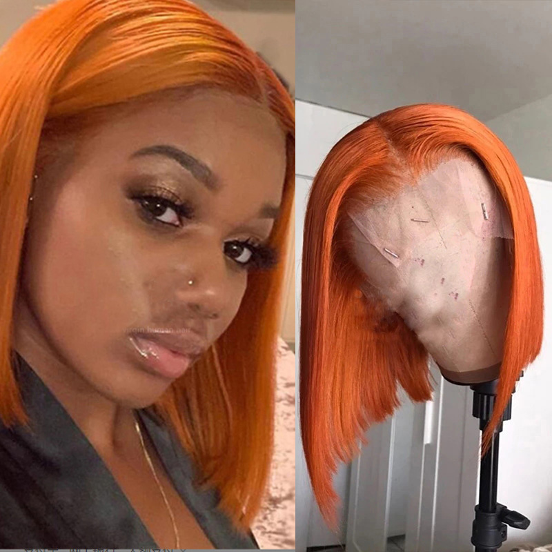 13X4 Lace Front Bob Wig 350# Color Silky Straight 10-16inch 150-210% Densit Malaysian Human Hair, #350
13X4 Lace Front Bob Wig 350# Color Silky Straight 10-16inch 150-210% Densit Malaysian Human Hair, #350
