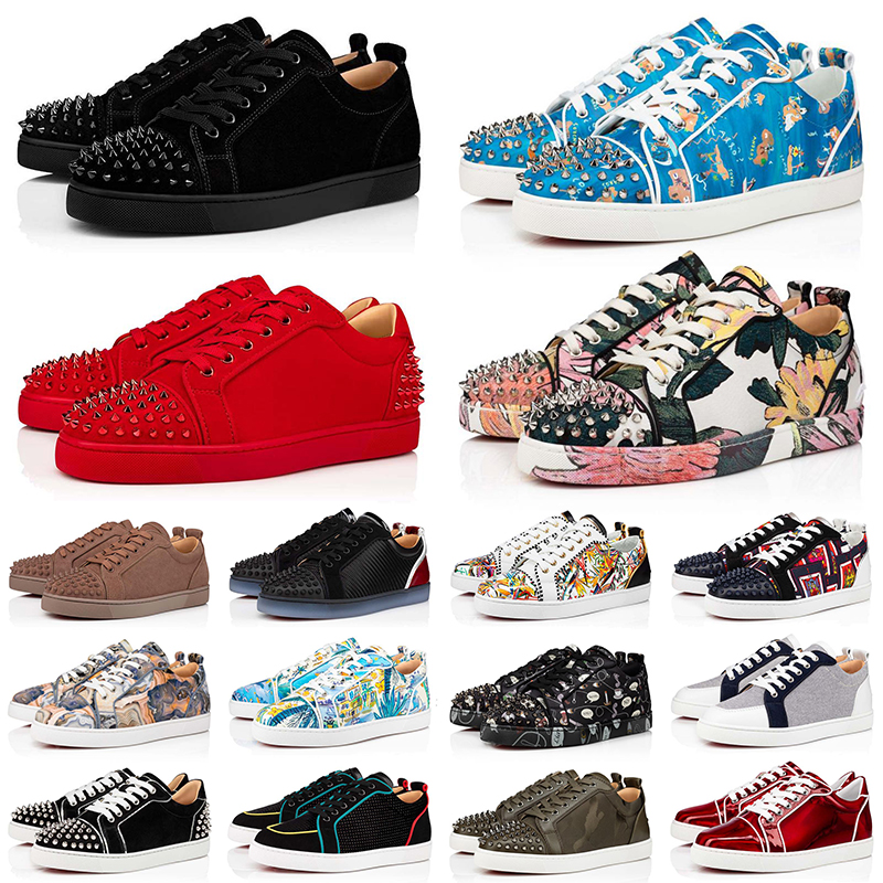 Top quality Red Bottoms Platform Casual Shoes Men Designer Loafers Rivets Low Studed Designers Shoe Mens Women Fashion red bottomes Sneakers Trainers Eur 36-47, Static 36-48
Top quality Red Bottoms Platform Casual Shoes Men Designer Loafers Rivets Low Studed Designers Shoe Mens Women Fashion red bottomes Sneakers Trainers Eur 36-47, Static 36-48