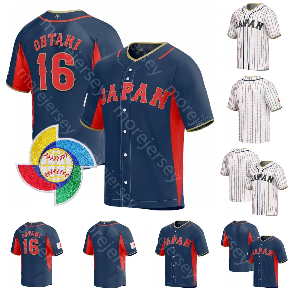 2023 Team Japan Baseball Jersey World Classic Shohei Ohtani Yu Darvish Seiya Suzuki Yoshinobu Yamamoto Kondo Shuto Nootbaar Yoshida Yamada Sosuke Genda Shugo Maki, Navy
2023 Team Japan Baseball Jersey World Classic Shohei Ohtani Yu Darvish Seiya Suzuki Yoshinobu Yamamoto Kondo Shuto Nootbaar Yoshida Yamada Sosuke Genda Shugo Maki, Navy