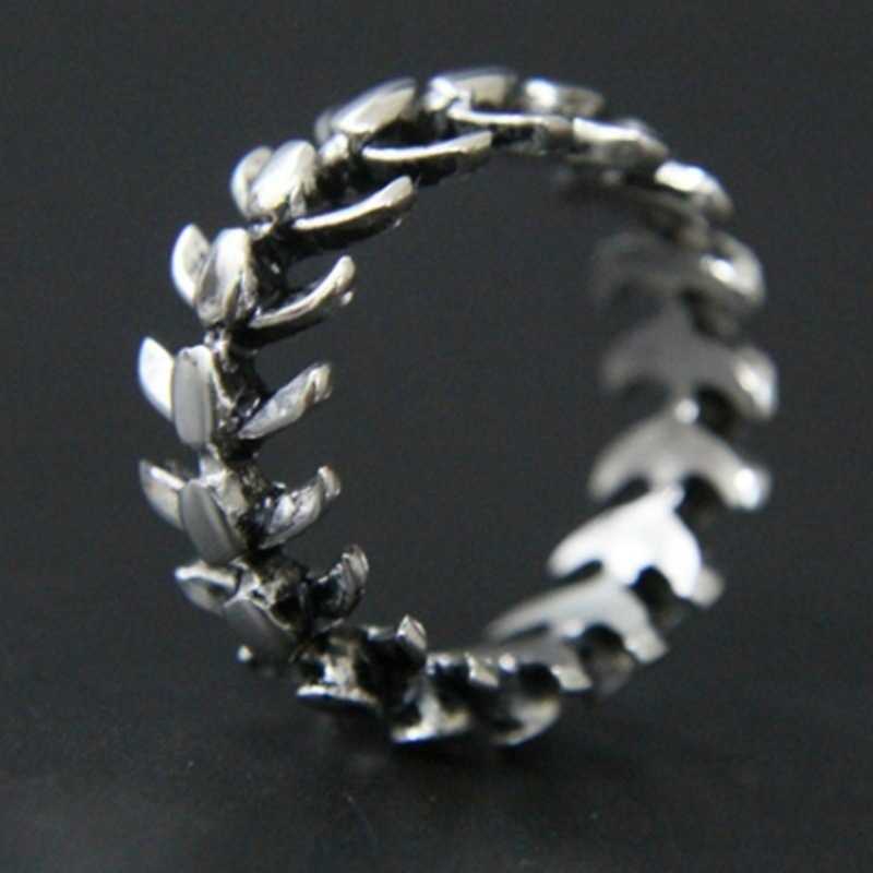 Band Rings Vintage Gothic Rock Hip Hop Bones Mens Rings For Punk Fish Bone Male Women Universal Ring Dragon Bone Gift Party Jewelry G230213
