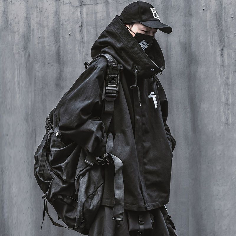 Men's Jackets Fashion Charge Clothes and Women Br Functional Wizard Hat Japanese Jacket Overalls Lovers Coat 230222