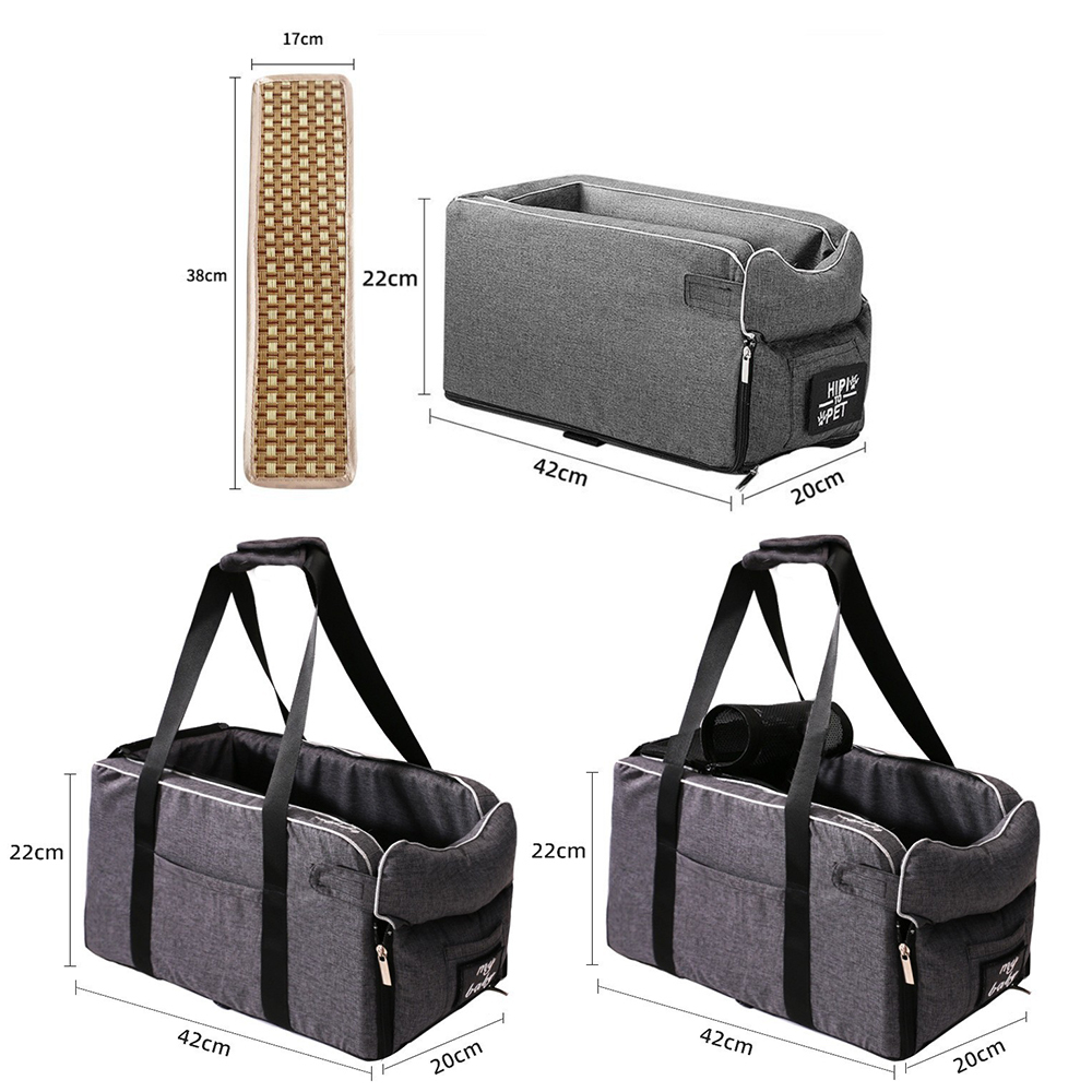 S Cat Crates Houses Portable Bag Car Seat Pet Bed Travel Central Control Non Slip Universal Vehicle Armrest Box 230222 eat lip