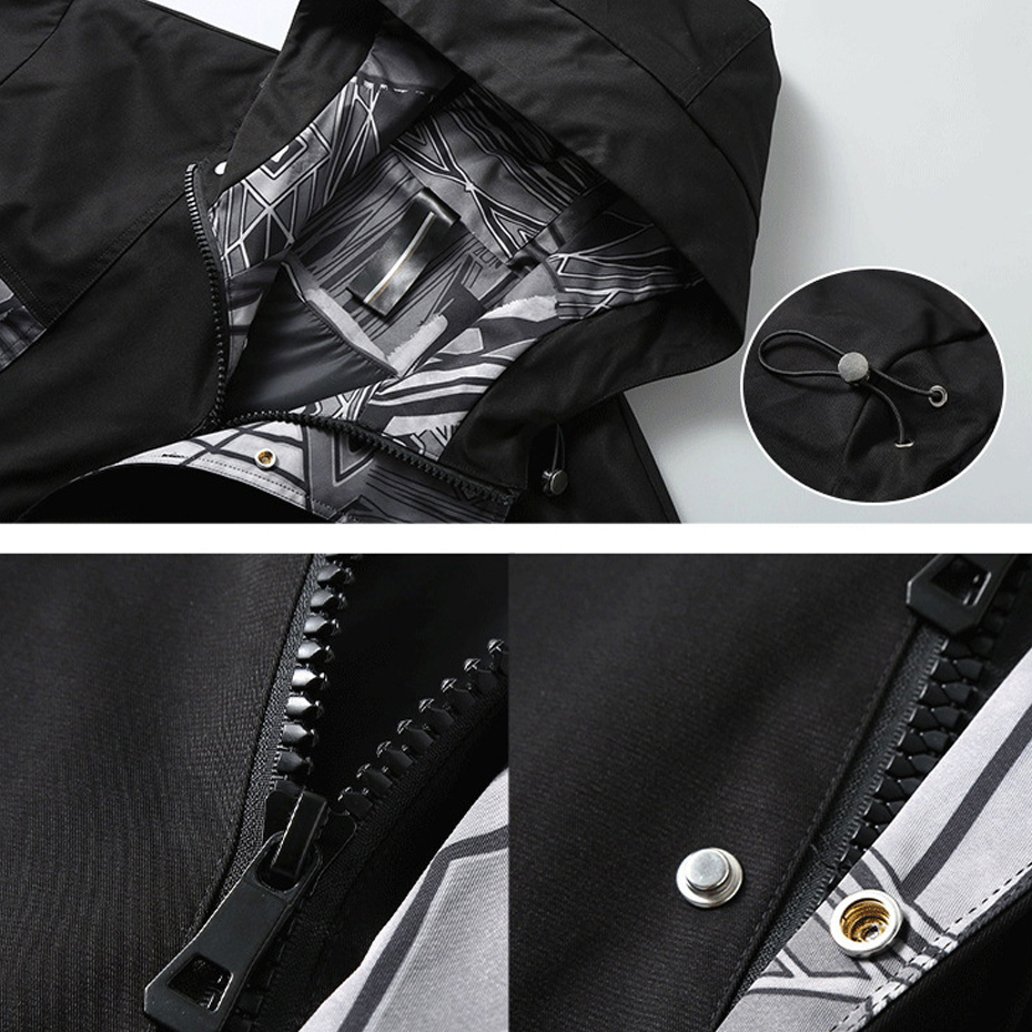 Men's Jackets Plus Size 10XL 11XL Men Hip Hop Streetwear Patchwork Coat Male Hooded Big 230223