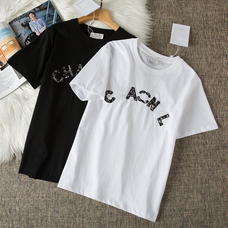 2023 Women' men' T-shirt brand Designer Clothing French luxury brands T Shirt two C Letter Print Round Neck Short Sleeve Black White Fashion men and women T Shirts 4XL, Cc8 white
2023 Women' men' T-shirt brand Designer Clothing French luxury brands T Shirt two C Letter Print Round Neck Short Sleeve Black White Fashion men and women T Shirts 4XL, Cc8 white