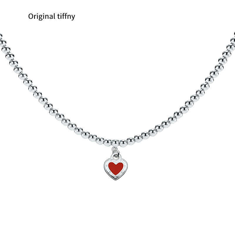 Designer Necklaces Beaded Classic Style 925 Silver Blue Red Pink Heart Pendant Necklace For Women Wedding Engagement With Box Y2302
Designer Necklaces Beaded Classic Style 925 Silver Blue Red Pink Heart Pendant Necklace For Women Wedding Engagement With Box Y2302