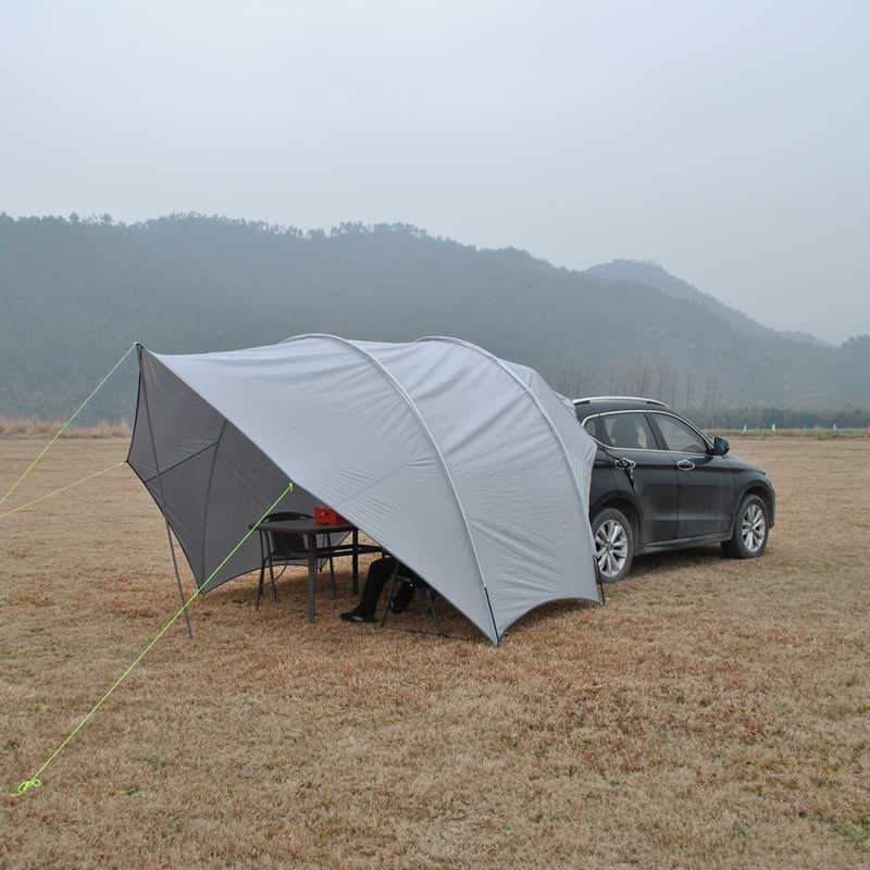 Tents and Shelters Outdoor Camping Car Tail Tent Sunshade Waterproof Shed Multifunctional Eggshell Canopy Beach 210D Oxford Silver Coated Tourist J230