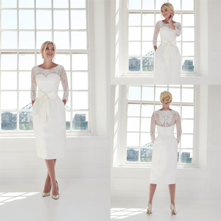 Modern Sheath House Of Mooshki Wedding Dresses Jewel Neck Long Sleeve Satin Tulle Applique Bow Wedding Gowns Tea Length robe de ma277T, Coral
Modern Sheath House Of Mooshki Wedding Dresses Jewel Neck Long Sleeve Satin Tulle Applique Bow Wedding Gowns Tea Length robe de ma277T, Coral