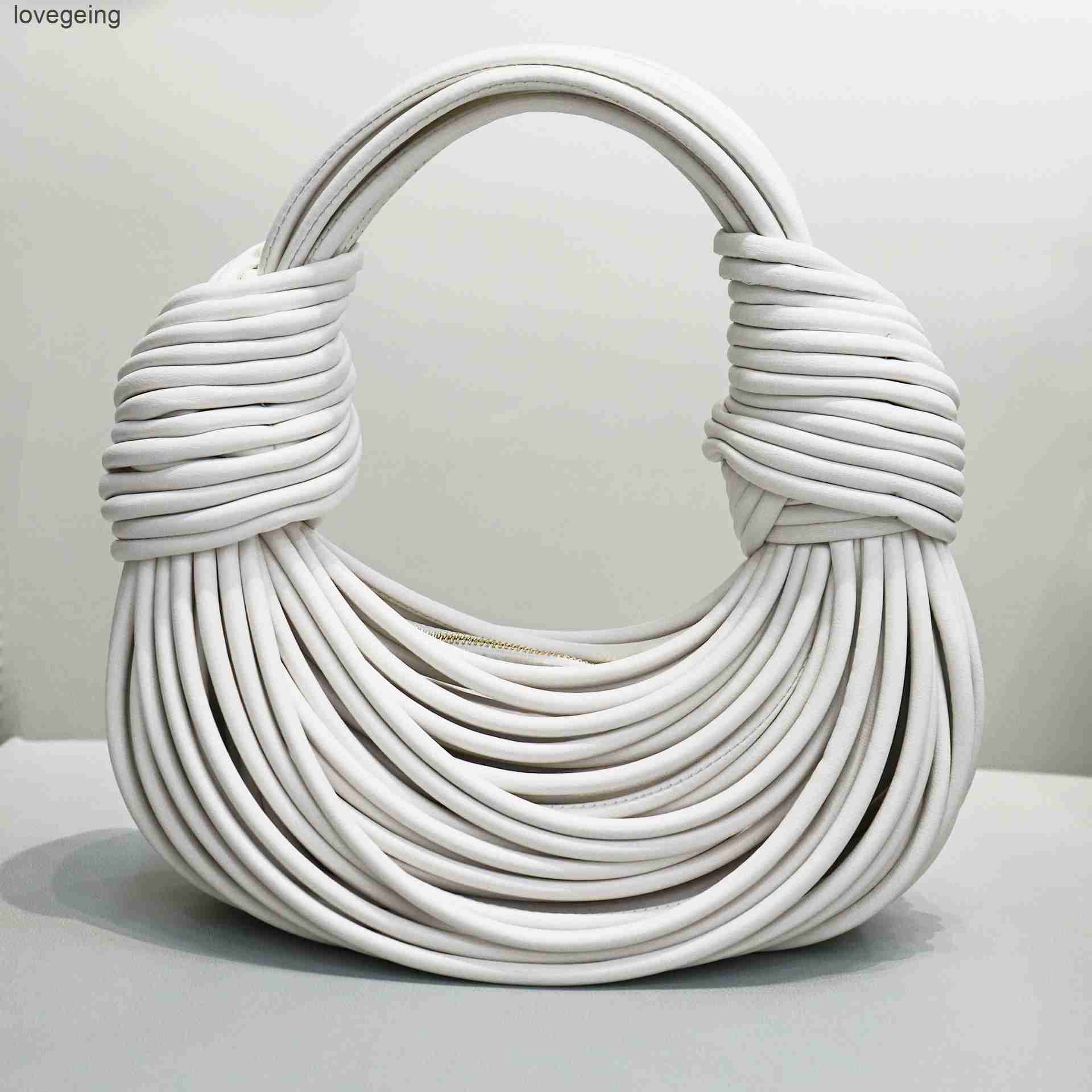 Women's Double Woven Knot Venetas Bags Designer Knotted Bag Hand 2023 Bottegas Rope Handbag Pure Calf Leather 72nm, Pure gold
Women's Double Woven Knot Venetas Bags Designer Knotted Bag Hand 2023 Bottegas Rope Handbag Pure Calf Leather 72nm, Pure gold
