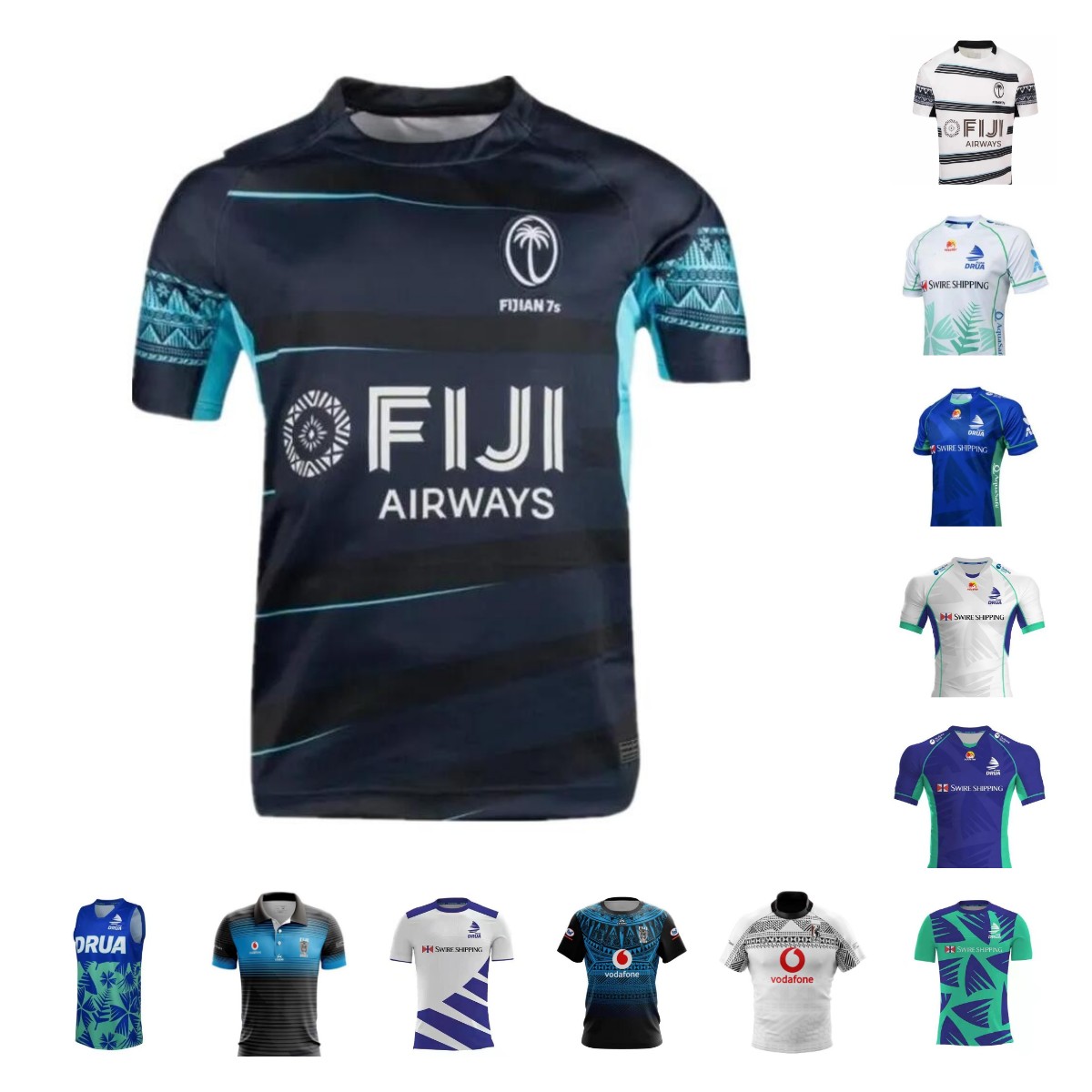 TONGA Fiji Drua Rugby Jerseys NEWZEALAND 2022 2023 2024 maori Airways New Flying Fijians Rugby Jersey Maglia Tops bshorts vest world cup Olive jersey S-5XL, 12
TONGA Fiji Drua Rugby Jerseys NEWZEALAND 2022 2023 2024 maori Airways New Flying Fijians Rugby Jersey Maglia Tops bshorts vest world cup Olive jersey S-5XL, 12