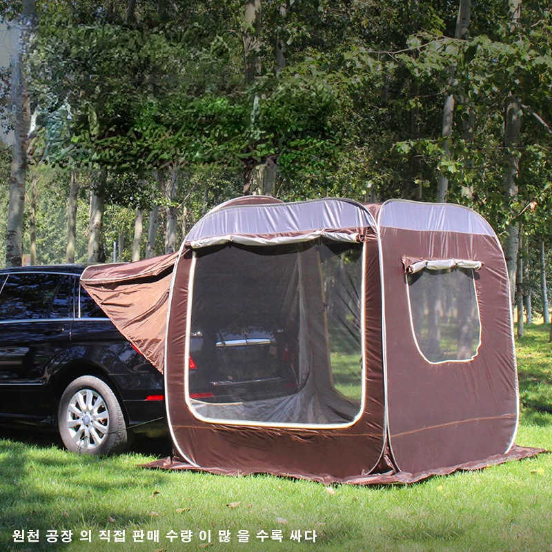 Tents and Shelters Car Rear Extended Tent Automatic Pop Up 46 Person Self Driving Outdoor Camping Shelter SUV Beach Canopy Fishing Awning Pergola J230