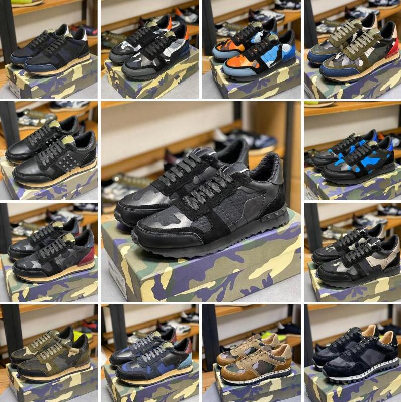 Casual valentinoly Top Quality Camouflage Sneaker Womens Mens Rivet Shoes Studded Leather Flats Mesh Camo Suede Trainers Rockrunner C, Color24
Casual valentinoly Top Quality Camouflage Sneaker Womens Mens Rivet Shoes Studded Leather Flats Mesh Camo Suede Trainers Rockrunner C, Color24