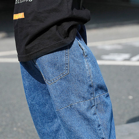 Jeans Spring Autumn Boy's And Girl's Baby Casual Trousers Small And Medium-sized Boys Carrot Pants All-match Harlan Baggy P 230223