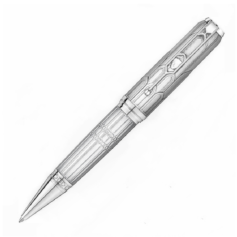 New arrival Victor Hugo Black / Silver Roller Ball Pen / ballpoint pen business Office Stationery ball pens Gift No Box