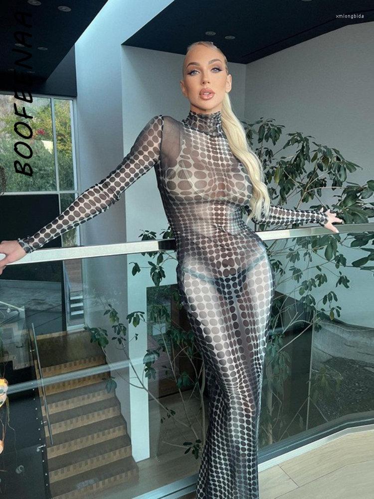 Casual Dresses BOOFEENAA 3D Polka Dot Print Mesh Sheer Sexy Maxi Dress Party Clubwear Outfits See Through Long Sleeve Bodycon C87-CZ22, Black
Casual Dresses BOOFEENAA 3D Polka Dot Print Mesh Sheer Sexy Maxi Dress Party Clubwear Outfits See Through Long Sleeve Bodycon C87-CZ22, Black