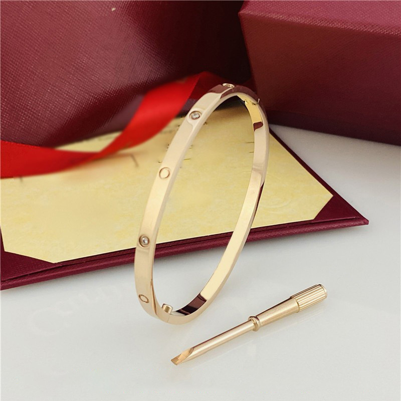 Thin style Classic C home Bangle screw pattern bracelet titanium steel inlaid diamond men and women Bracelets luxury designer gift wedding party jewelry
Thin style Classic C home Bangle screw pattern bracelet titanium steel inlaid diamond men and women Bracelets luxury designer gift wedding party jewelry