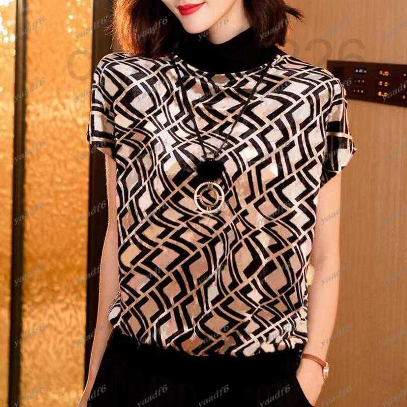 designer 2023 Spring Designer Womens T-shirt Women's T-Shirt high-end high neck F letter print classic brown luxury short sleeve Harajuku street 72Z2, 02
designer 2023 Spring Designer Womens T-shirt Women's T-Shirt high-end high neck F letter print classic brown luxury short sleeve Harajuku street 72Z2, 02