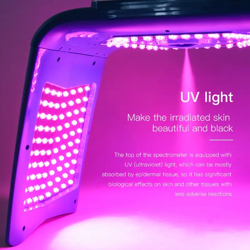 Hottest 7 color PDT LED red light therapy bed photon beauty color lights led photon therapy