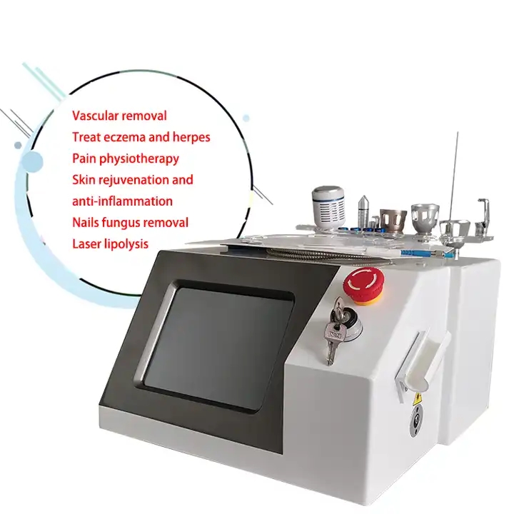 Ift Machine 980Nm Diode Laser 6In1 Vascular Removal Gentle Soft Tissue Physiotherapy 60W Spider Vein Removal Hight Power
Ift Machine 980Nm Diode Laser 6In1 Vascular Removal Gentle Soft Tissue Physiotherapy 60W Spider Vein Removal Hight Power