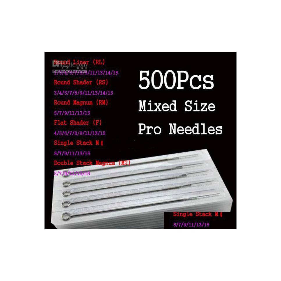 Tattoo Needles Wholesale 500Pcs/Lot Assorted Disposable Sterile S Mixed Size For Ink Cups Tip Kits Price Drop Delivery Health Beauty Dhbdo
Tattoo Needles Wholesale 500Pcs/Lot Assorted Disposable Sterile S Mixed Size For Ink Cups Tip Kits Price Drop Delivery Health Beauty Dhbdo