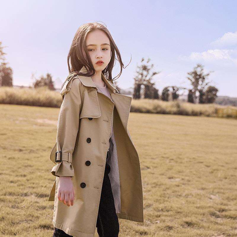 Tench coats Girls Trench 9 Spring 8 Big Children's Clothing 7 Baby Coat Autumn 12 Years Girl Christmas Birthday Gift 9 Kids Clothes 230222