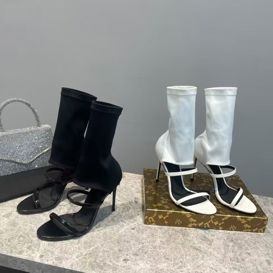 Women's sandals fashion lace leather feet bare high-heeled boots luxury show party wedding dress shoes size 35-42, Black
Women's sandals fashion lace leather feet bare high-heeled boots luxury show party wedding dress shoes size 35-42, Black