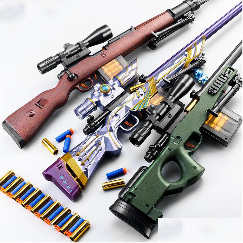 Gun Toys Awm M24 98K Toy Soft Sniper Rifle Pneumatic Blaster Pistol Replica Military For Kid Adts Cosplay Props Cs Fighting Go Drop Dhk3O
Gun Toys Awm M24 98K Toy Soft Sniper Rifle Pneumatic Blaster Pistol Replica Military For Kid Adts Cosplay Props Cs Fighting Go Drop Dhk3O