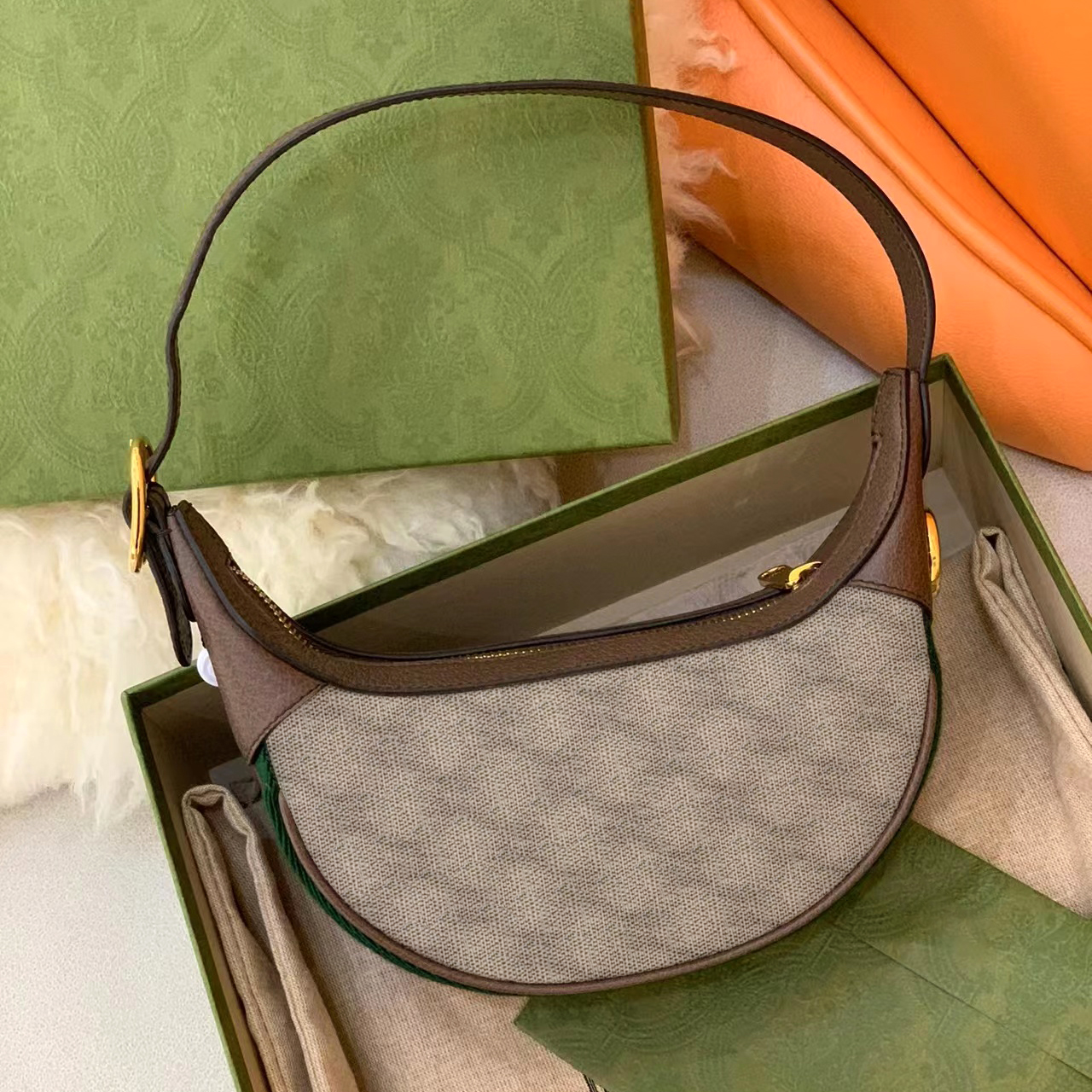 Luxury fashion Totes underarm Bags Women mens Mini Half moon Ophidia pouch scrossbody Shoulder clutch Designer Leather canvas Classic handbag Bag purses Metal logo
Luxury fashion Totes underarm Bags Women mens Mini Half moon Ophidia pouch scrossbody Shoulder clutch Designer Leather canvas Classic handbag Bag purses Metal logo