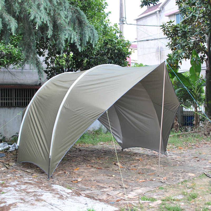 Tents and Shelters Outdoor Camping Car Tail Tent Sunshade Waterproof Shed Multifunctional Eggshell Canopy Beach 210D Oxford Silver Coated Tourist J230