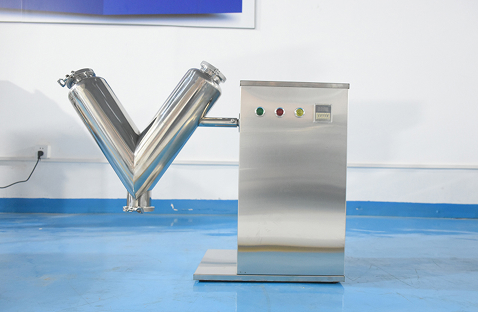 HNZXIB Laboratory V-High Speed Mixer Dry Powder Mixer Small Powder Mixer Mixer Lab Supplies 110V/220V
