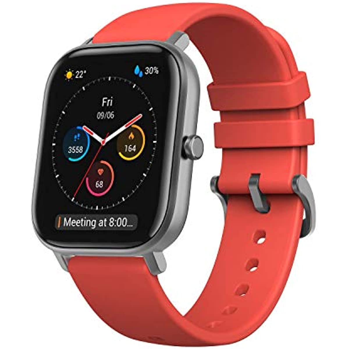 Amazfit GTS Fitness Smartwatch with Heart Rate Monitor 1.65" Display Sleep and Swim Tracking GPS Water Resistant Smart Notifications
Amazfit GTS Fitness Smartwatch with Heart Rate Monitor 1.65" Display Sleep and Swim Tracking GPS Water Resistant Smart Notifications