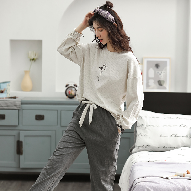 Women's Sleepwear MIIOW Corduroy Pajamas for Women Winter Cotton Loungewear Sets Cute Comfortable Sleepwear Loose Long Sleeve Clothes Lingerie 23
