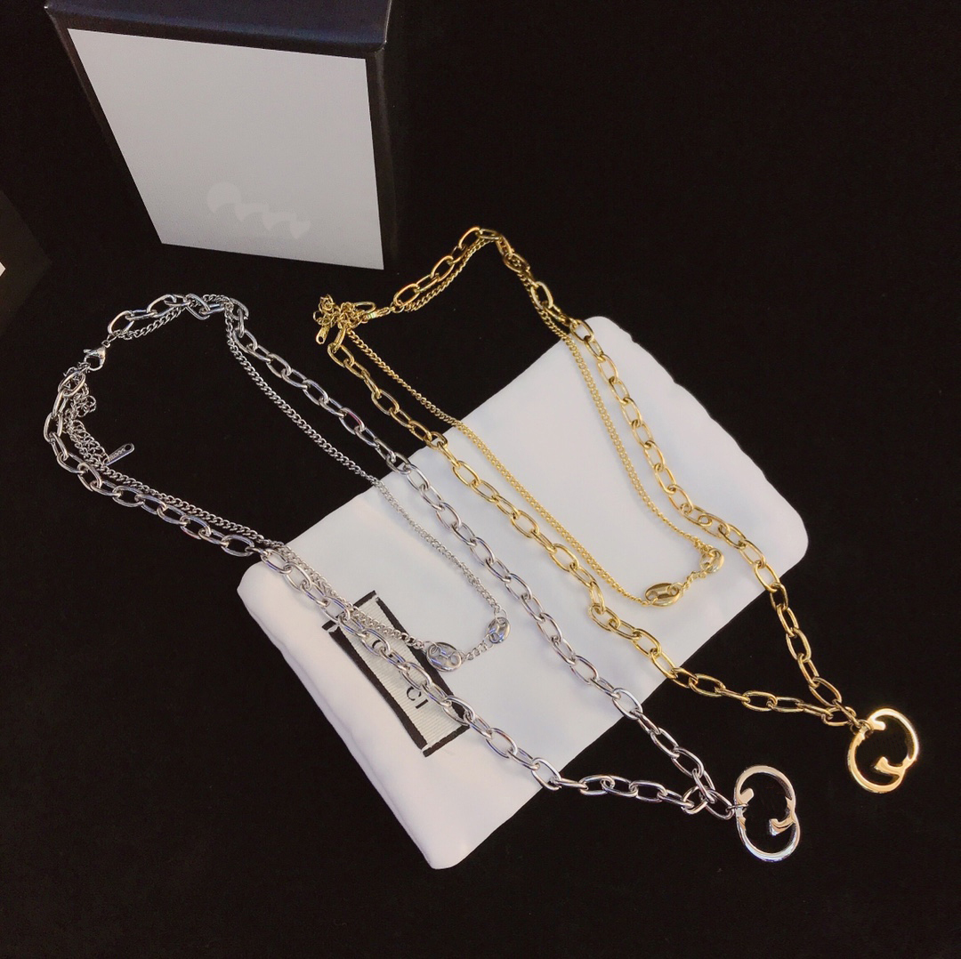 Popular Brand Pendant Necklace Luxury Designer Necklaces Fashion 18k Gold Plated Silver Plated Long Chain High End Exquisite Accessories Selected Gift
Popular Brand Pendant Necklace Luxury Designer Necklaces Fashion 18k Gold Plated Silver Plated Long Chain High End Exquisite Accessories Selected Gift