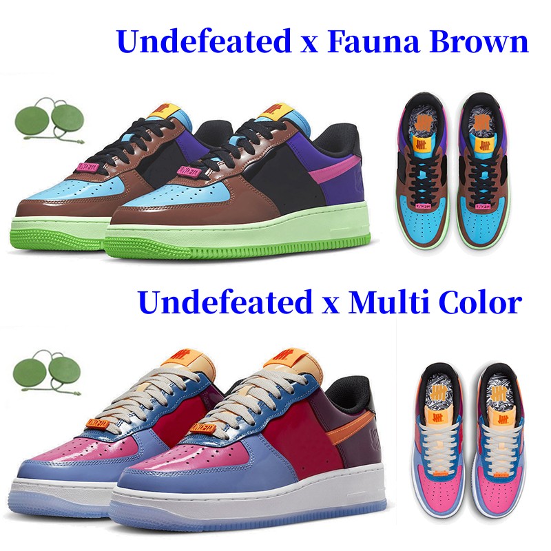 Running Shoes Undefeated x Low Fauna Brown Pink Prime Multi Color Topaz Gold Smoke Grey 5 On It men women trainers Outdoor Sports designer Sneakers shoe