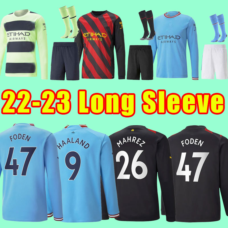Long sleeve HAALAND soccer jerseys 22 23 DE BRUYNE PHILLIPS MANS CITIES GREALISH STERLING FERRAN MAHREZ MANCHESTERS FODEN 2022 2023 football shirt home third away, Away+patch
Long sleeve HAALAND soccer jerseys 22 23 DE BRUYNE PHILLIPS MANS CITIES GREALISH STERLING FERRAN MAHREZ MANCHESTERS FODEN 2022 2023 football shirt home third away, Away+patch