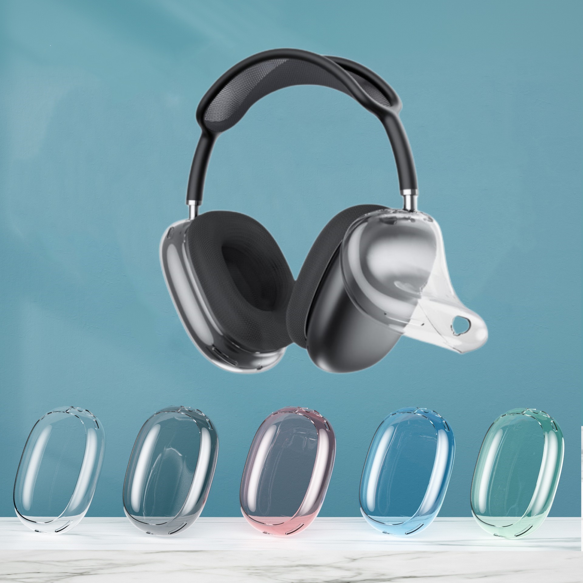 Protect Case For Airpods Max Headband Headphone Accessories TPU Solid Silicone Waterproof Protective case AirPod Maxs Headphones Headset cover Case, Black
Protect Case For Airpods Max Headband Headphone Accessories TPU Solid Silicone Waterproof Protective case AirPod Maxs Headphones Headset cover Case, Black