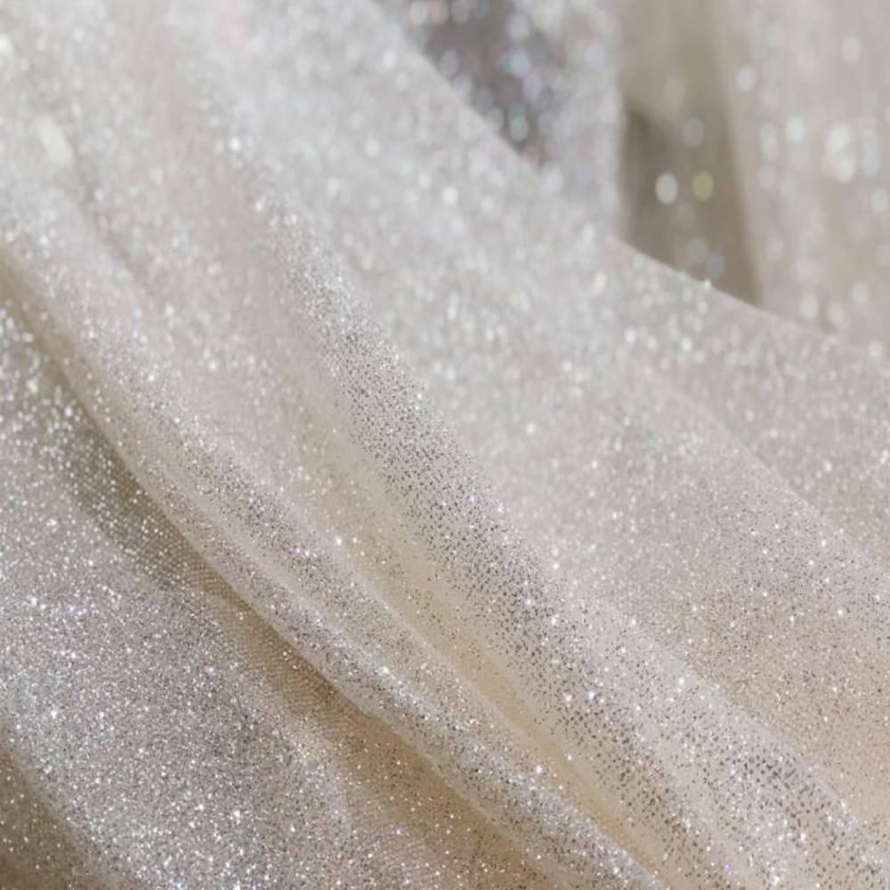 Shiny Glittler Bohemian A Line Wedding Dresses Deep V Neck Long Sleeve Bridal Gown High Side Split Beach Vestidos De Mariage