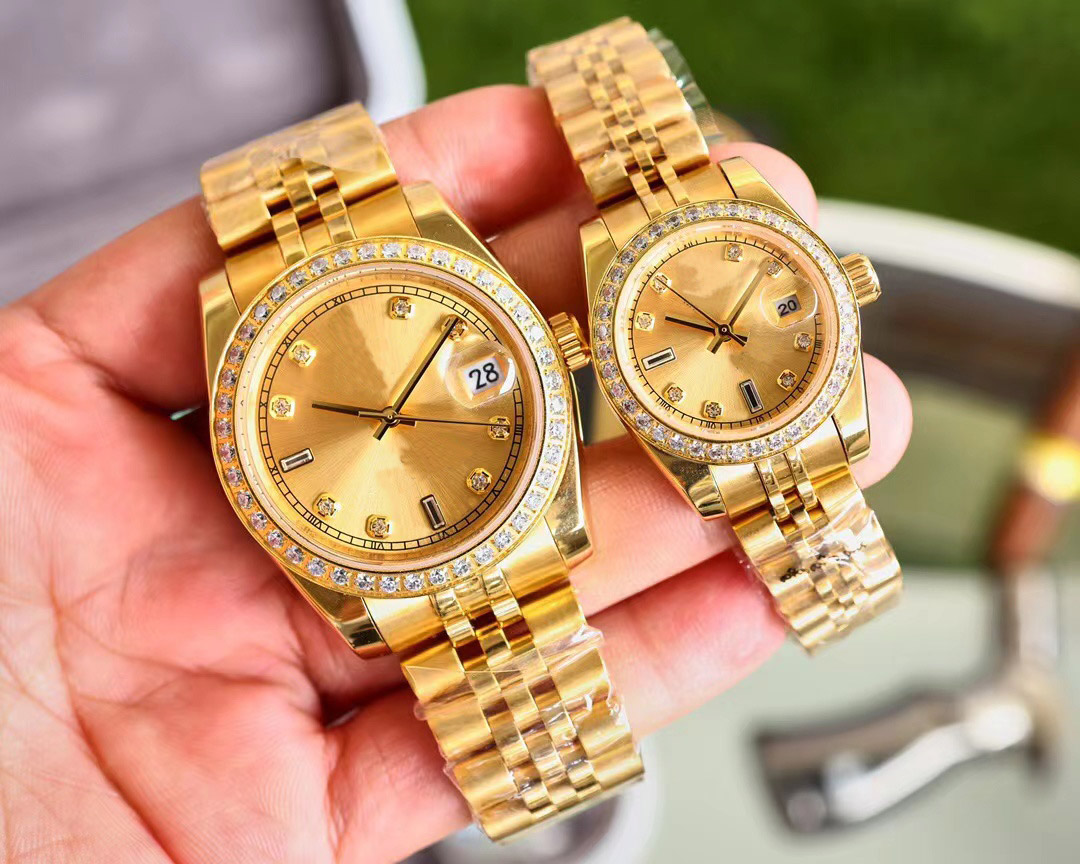 Mens Automatic Mechanical movement Watches 41MM Full Stainless steel Luminous Waterproof 31MM Women Watch Couples Style Classic Wristwatches, Colour 2
Mens Automatic Mechanical movement Watches 41MM Full Stainless steel Luminous Waterproof 31MM Women Watch Couples Style Classic Wristwatches, Colour 2