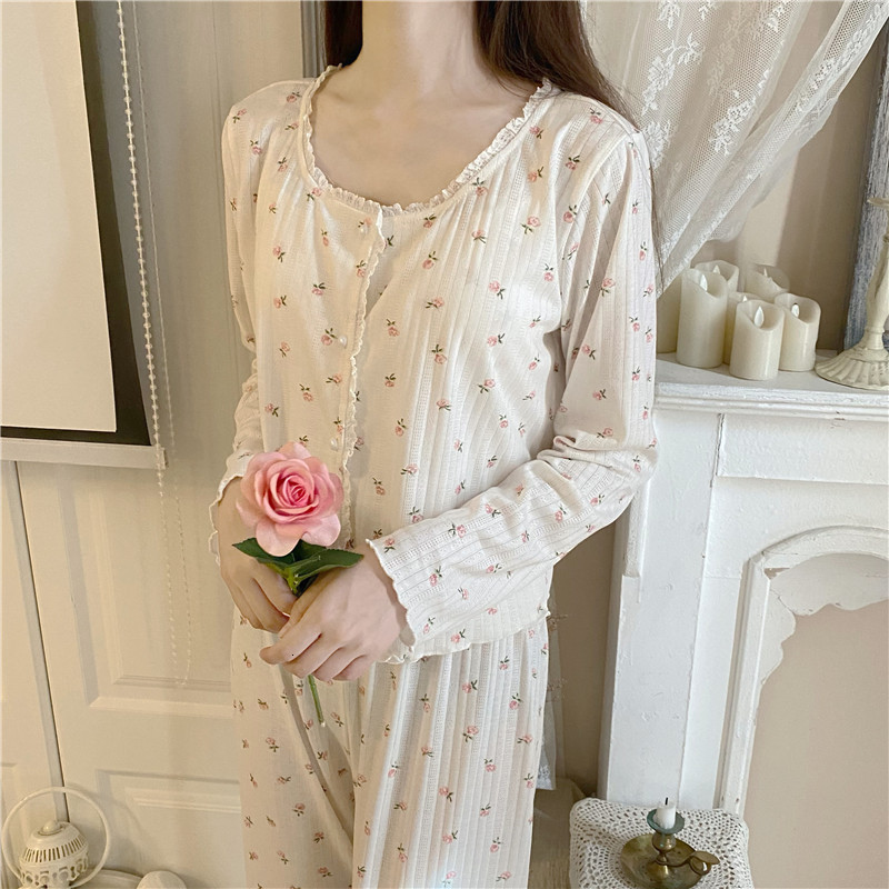 Women's Sleepwear Harajpee Pajama Three Piece Set Print Camisole Cardigan with Chest Pad Trousers Homewear Women's Spring Summer Mori Girl S