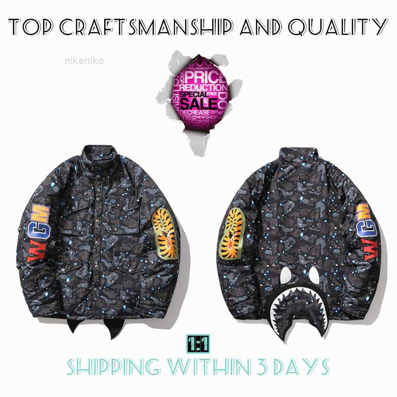 Top Craftsmanship Mens Jackets Shark Mens Star Spots Designers Coat Varsity Co-branding Stylist Cotton Clothes Military Style Camouflage Jacket Baseball WearNB7T, No.1
Top Craftsmanship Mens Jackets Shark Mens Star Spots Designers Coat Varsity Co-branding Stylist Cotton Clothes Military Style Camouflage Jacket Baseball WearNB7T, No.1