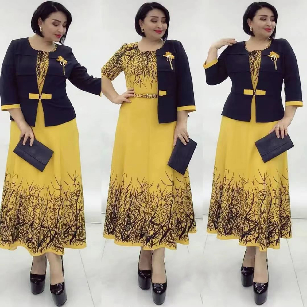 Ethnic Clothing MD Dashiki Print African 2 Pieces Set For Women Dress Coat Suit Plus Size Floral Maxi Robe Elegant Ladies Office Outfit 230223
Ethnic Clothing MD Dashiki Print African 2 Pieces Set For Women Dress Coat Suit Plus Size Floral Maxi Robe Elegant Ladies Office Outfit 230223