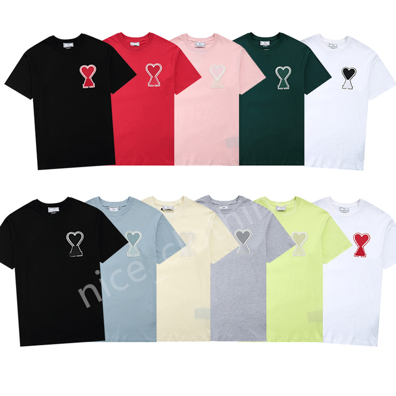 Mens Designer Amis T Shirt Womens Korea Fashion Tees Luxury Brand Short Sleeves Summer Lovers Top Crew Neck Clothes Clothing S-XL
Mens Designer Amis T Shirt Womens Korea Fashion Tees Luxury Brand Short Sleeves Summer Lovers Top Crew Neck Clothes Clothing S-XL